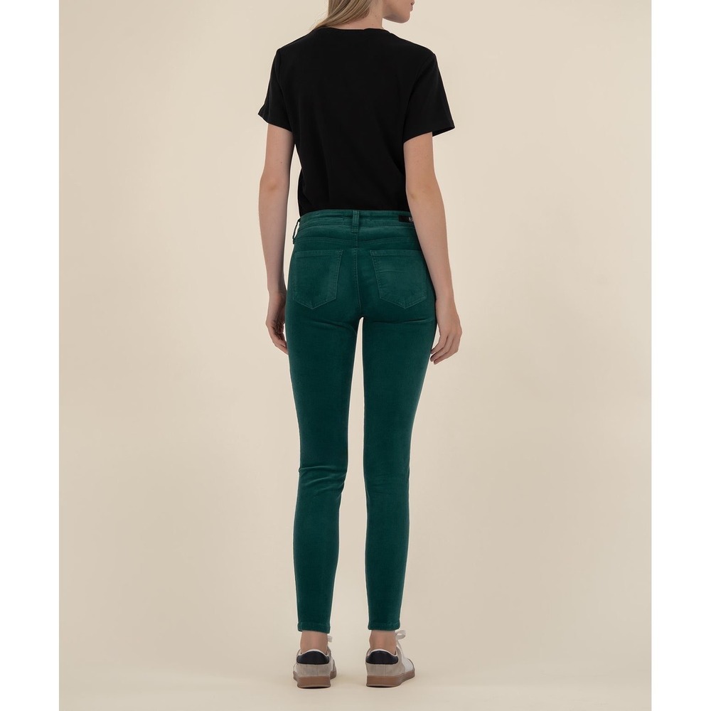 KUT FROM THE KLOTH Petite Green Diana Skinny Corduroy Pants | 6P - Picture 3 of 16